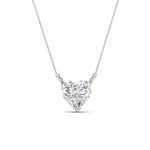 Load image into Gallery viewer, Classic Heart Solitaire Pendant