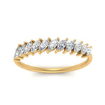 Load image into Gallery viewer, cheap-marquise-stack-diamond-band-in-yellow-gold-FD9726B-NL-YG.jpg