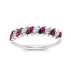 Load image into Gallery viewer, cheap-marquise-stack-diamond-band-with-pink-sapphire-in-white-gold-FD9726BGSADRPI-NL-WG.jpg