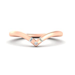 Load image into Gallery viewer, chevron-wedding-ring-with-baguette-and-princess-diamonds-in-rose-gold-FD11354B-NL-RG