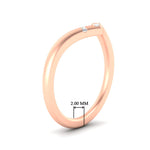 Load image into Gallery viewer, chevron-wedding-ring-with-baguette-and-princess-diamonds-in-rose-gold-FD11354BANGLE2-NL-RG-HW