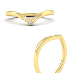 Load image into Gallery viewer, chevron-wedding-ring-with-baguette-and-princess-diamonds-in-yellow-gold-FD11354BANGLE3-NL-YG