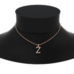 Load image into Gallery viewer, classic-alphabet-z-gold-necklace-in-FDPD11292Z-NL-RG