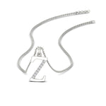 Load image into Gallery viewer, classic-alphabet-z-gold-necklace-in-FDPD11292Z-NL-WG