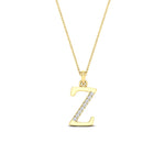 Load image into Gallery viewer, classic-alphabet-z-gold-necklace-in-FDPD11292Z-NL-YG