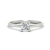 Load image into Gallery viewer, Asscher Cut 4 Prong Classic Solitaire Ring