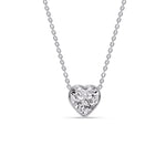 Load image into Gallery viewer, Solitaire Bezel Heart Shape Pendant