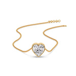 Load image into Gallery viewer, Solitaire Bezel Heart Shape Pendant