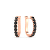 Load image into Gallery viewer, classic-black-diamond-huggie-hoop-earrings-in-rose-gold-FDEAR11246GBLACK-NL-RG
