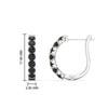 Load image into Gallery viewer, classic-black-diamond-huggie-hoop-earrings-in-white-gold-FDEAR11246GBLACK-NL-WG