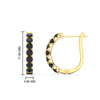 Load image into Gallery viewer, classic-black-diamond-huggie-hoop-earrings-in-yellow-gold-FDEAR11246GBLACK-NL-YG