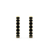 Load image into Gallery viewer, classic-black-diamond-huggie-hoop-earrings-in-yellow-gold-FDEAR11246GBLACK-NL-YG