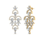 Load image into Gallery viewer, classic-chandelier-diamond-earring-in-yellow-gold-FDEAR10458ANGLE1-NL-YG