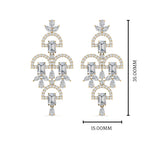 Load image into Gallery viewer, classic-chandelier-diamond-earring-in-yellow-gold-FDEAR10458ANGLE1-NL-YG