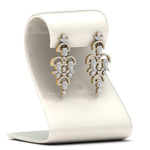 Load image into Gallery viewer, classic-chandelier-diamond-earring-in-yellow-gold-FDEAR10458ANGLE1-NL-YG