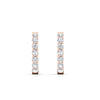 Load image into Gallery viewer, classic-diamond-huggie-hoop-earrings-in-rose-gold-FDEAR11246NL-RG