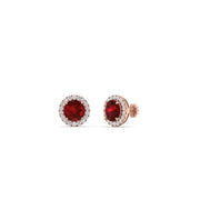 classic-halo-diamond-stud-earrings-with-ruby-in-rose-gold-FDEAR10985ROGRUDRANGLE1-1.00CT-NL-RG