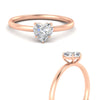 Load image into Gallery viewer, Heart Shaped 4 Prong Classic Solitaire Ring