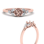 Load image into Gallery viewer, classic-leaf-side-stone-semi-mount-ring-in-rose-gold-FDENR635SMRANGLE3-NL-RG