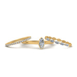 Load image into Gallery viewer, classic-marquise-wedding-stacking-rings-in-FD9455ANGLE2-NL-YG