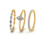 Load image into Gallery viewer, classic-marquise-wedding-stacking-rings-in-FD9455ANGLE2-NL-YG