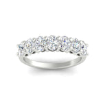 Load image into Gallery viewer, classic-oval-seven-stone-diamond-band-in-platinum-fdwb8008ovangle5-1.50ct-nl-wg