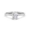 Load image into Gallery viewer, Oval Shaped 4 Prong Classic Solitaire Ring