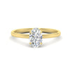 Load image into Gallery viewer, Oval Shaped 4 Prong Classic Solitaire Ring