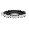Load image into Gallery viewer, classic-princess-cut-6-carat-anniversary-black-ring-in-black-gold-FD10247PR-6.00CT-NL-BG-HW