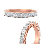 Load image into Gallery viewer, classic-princess-cut-6-carat-anniversary-diamond-wedding-ring-in-rose-gold-FD10247PRBANGLE3-6.00CT-NL-RG