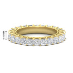 Load image into Gallery viewer, classic-princess-cut-6-carat-anniversary-diamond-wedding-ring-in-yellow-gold-FD10247PRB-6.00CT-NL-YG-HW