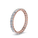 Load image into Gallery viewer, classic-princess-cut-diamond-eternity-ring-2-carat-in-rose-gold-FDEWB8675PR-2.0CTANGLE2-NL-RG