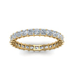 Load image into Gallery viewer, classic-princess-cut-diamond-eternity-ring-2-carat-in-yellow-gold-FDEWB8675PR-2.0CTANGLE5-NL-YG