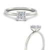 Load image into Gallery viewer, Princess Cut 4 Prong Classic Solitaire Ring