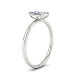 Load image into Gallery viewer, Radiant Cut 4 Prong Classic Solitaire Ring
