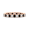Load image into Gallery viewer, classic-round-cut-diamond-and-black-diamond-1.30-carat-bezel-set-eternity-wedding-band-in-rose-gold-FD8072ROBGBLACK-1.30CT-NL-RG?v=1751956563