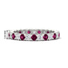 Load image into Gallery viewer, classic-round-cut-diamond-and-pink-sapphire-1.30-carat-bezel-set-eternity-wedding-band-in-white-gold-FD8072ROBGSADRPI-1.30CT-NL-WG-HW?v=1751956565