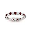 Load image into Gallery viewer, classic-round-cut-diamond-and-ruby-1.30-carat-bezel-set-eternity-wedding-band-in-white-gold-FD8072ROBGRUDRANGLE5-1.30CT-NL-WG?v=1751956565