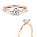 Load image into Gallery viewer, 4 Prong Classic Solitaire Ring