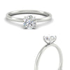 Load image into Gallery viewer, 4 Prong Classic Solitaire Ring
