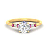 Load image into Gallery viewer, classic-round-cut-pink-sapphire-engagement-ring-in-yellow-gold-fdenr11710rogsadrpisleep-nl-yg.jpg