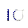 Load image into Gallery viewer, classic-sapphire-huggie-hoop-earrings-in-white-gold-FDEAR11246GSABL-NL-WG
