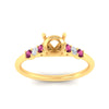 Load image into Gallery viewer, classic-semi-mount-pink-sapphire-engagement-ring-in-yellow-gold-fdenr11710smgsadrpiangle5-nl-yg.jpg