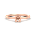 Load image into Gallery viewer, Semi Mount 4 Prong Classic Ring