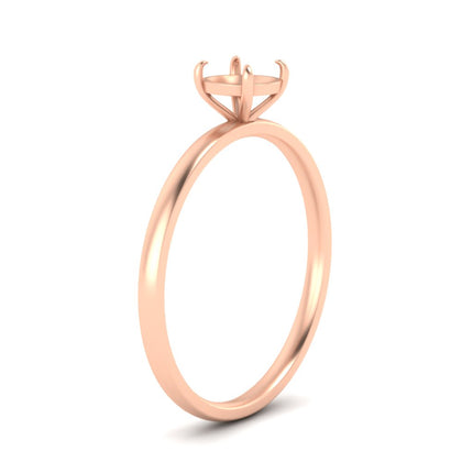Semi Mount 4 Prong Classic Ring