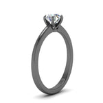 Load image into Gallery viewer, classic-six-prong-round-solitaire-engagement-ring-in-black-gold-FD9334RORANGLE2-NL-BG