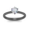 Load image into Gallery viewer, classic-six-prong-round-solitaire-engagement-ring-in-black-gold-FD9334RORANGLE5-NL-BG