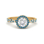 Load image into Gallery viewer, classic-vine-halo-round-blue-topaz-engagement-ring-in-yellow-gold-FD9126RORGICBLTO-NL-YG?v=1757924865