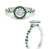 Load image into Gallery viewer, classic-vine-halo-round-emerald-engagement-ring-in-white-gold-FD9126RORGEMGRANGLE3-NL-WG?v=1757924865