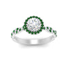 Load image into Gallery viewer, classic-vine-halo-round-emerald-engagement-ring-in-white-gold-FD9126RORGEMGRANGLE5-NL-WG?v=1757924865